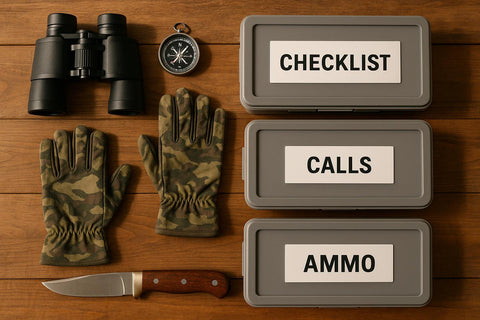 Checklist for Pre-Organizing Hunting Gear